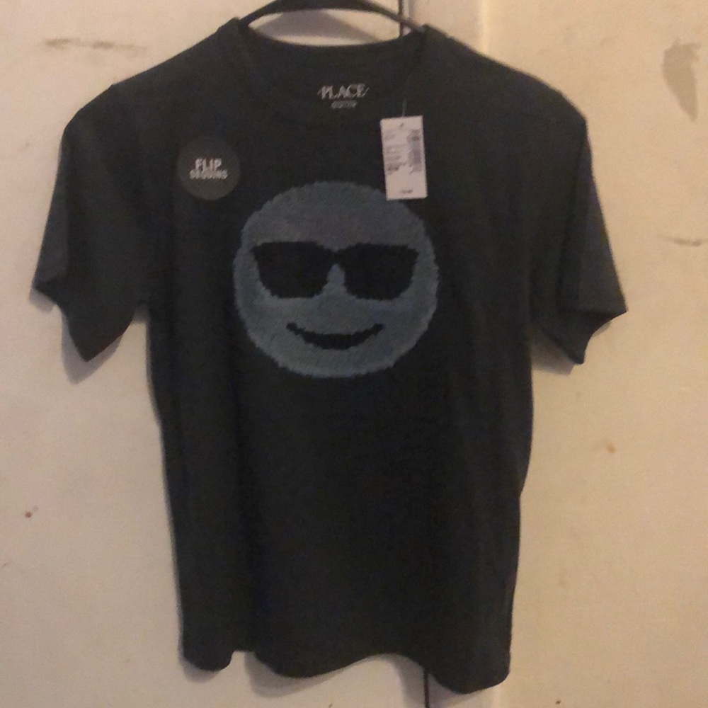 Boys EMOJI Flip Sequin Tee shirts!! 🔥